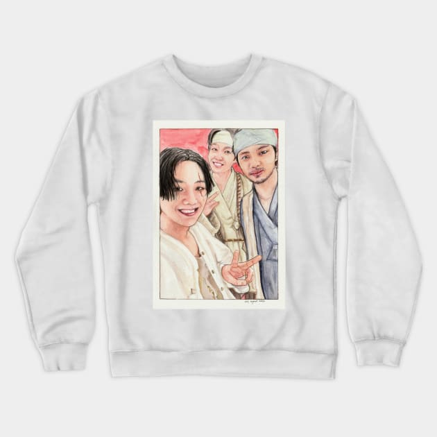 Jin, Jungkook and Yoongi Daechwita MV Set Crewneck Sweatshirt by emopod